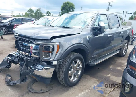 2022 Ford F150 Supercrew из США, поврежденный, VIN 1FTFW1EDXNFA03082